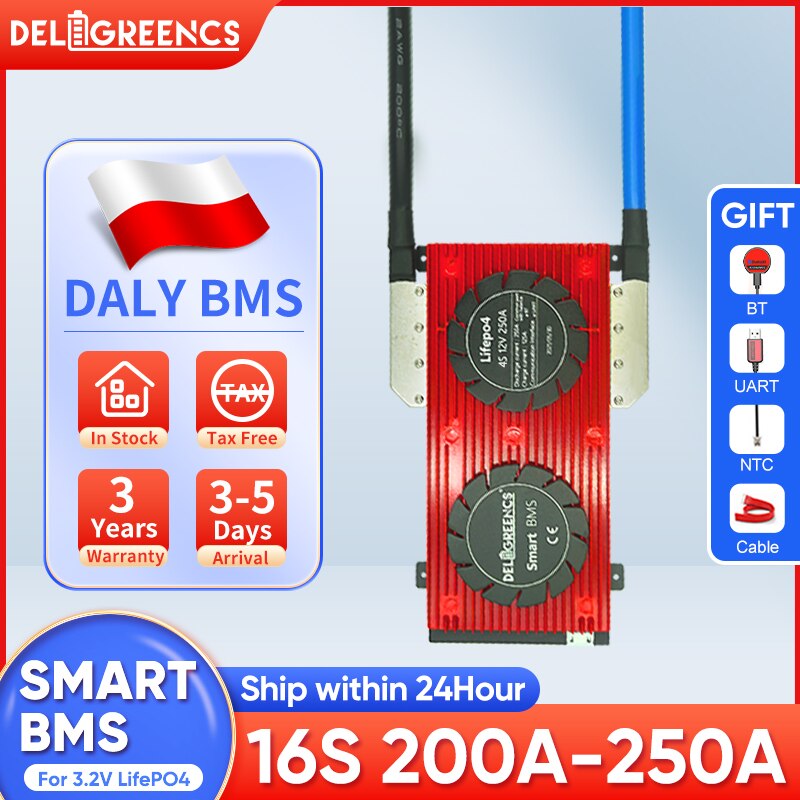 DALY-Ʈ BMS 16S 200A 250A  , 뷱 ..